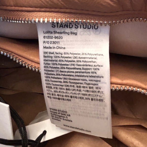 Stand Studio Medium Lolita
Faux Shearling & Faux Leather Tote - Picture 6 of 14